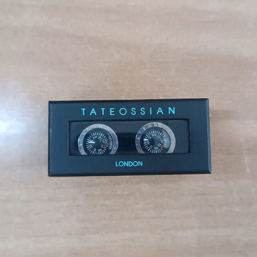 Tateossian London Maritime cufflinks new with silver compass
