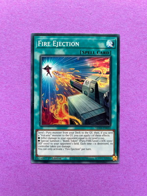 Fire Ejection Yu-Gi-Oh! Card like new