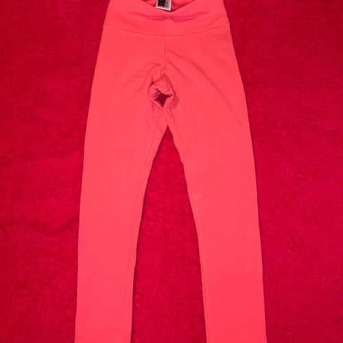 Adidas leggings in coral pink color like new