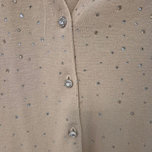 Zara cardigan with rhinestones women's M like new