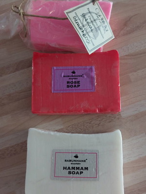 Handmade soap set new, 3 natural scented bars