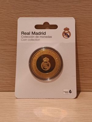 Real Madrid gold-plated coin 1902
