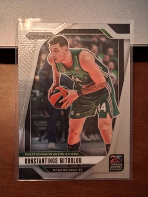 Κάρτα 2024-25 Panini Prizm Euroleague Konstantinos Mitoglou ΠΑΟ like new
