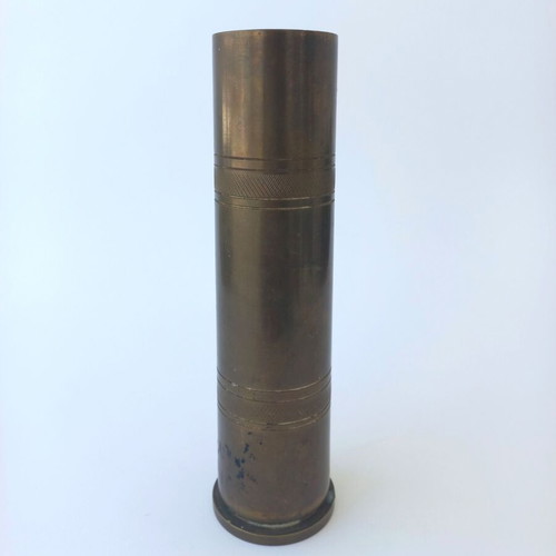 Navy shell casing 1945 used, bronze antique