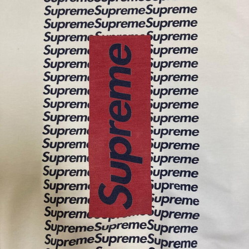 Supreme sweater M white with box logo print
