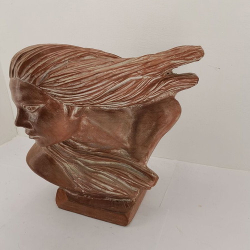 Clay figurine “Woman in the Air” used, 1980 era