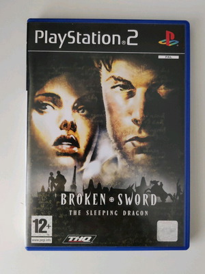 Broken Sword The Sleeping Dragon for Playstation 2 with small crack on case