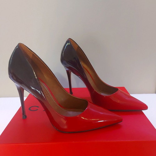 Carrano pumps like new, red ombre, 10cm heel, size 38