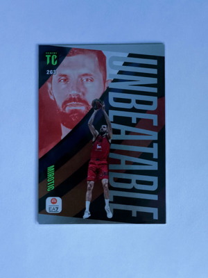 Nikola Mirotic #263 Unbeatable Panini Top Class EuroLeague card used