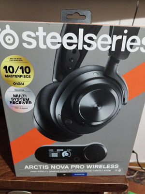 Steelseries Arctis Nova Pro 7 ακουστικά σαν καινούργια, ασύρματα, με μικρόφωνο
