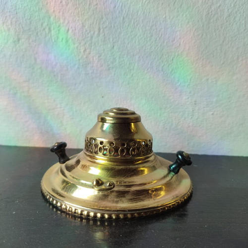 Soviet decorative samovar vintage metal with base stamp used