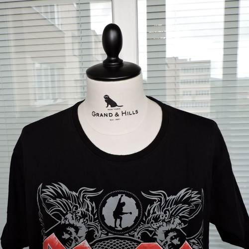 AC/DC Black Ice 2020 men's t-shirt like new, size XL/XXL, black