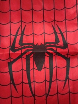 Spiderman cape like new without original packaging