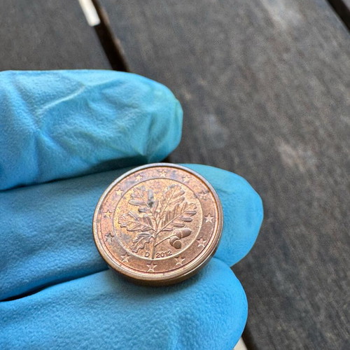 Germany 1 Euro Cent 2012 D used coin