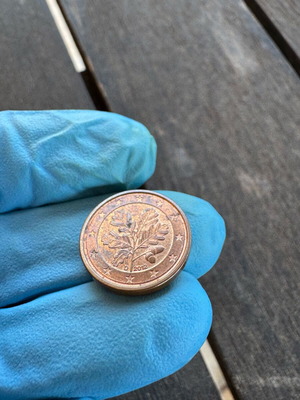 Germany 1 Euro Cent 2012 D used coin
