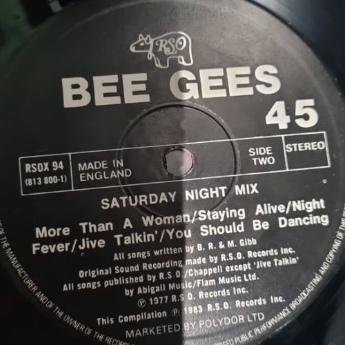 Bee Gees The Woman In You vinyl used