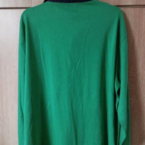 Gant men's authentic long-sleeve polo XXL like new, blue and green
