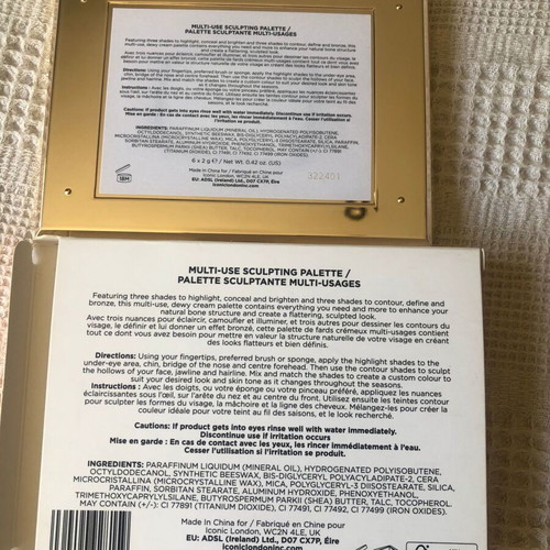 Iconic Multi Use Cream Sculpting Contouring Palette new