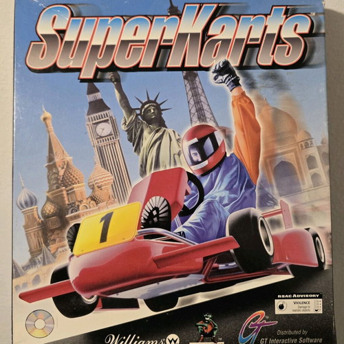 Superkarts PC big box used racing game