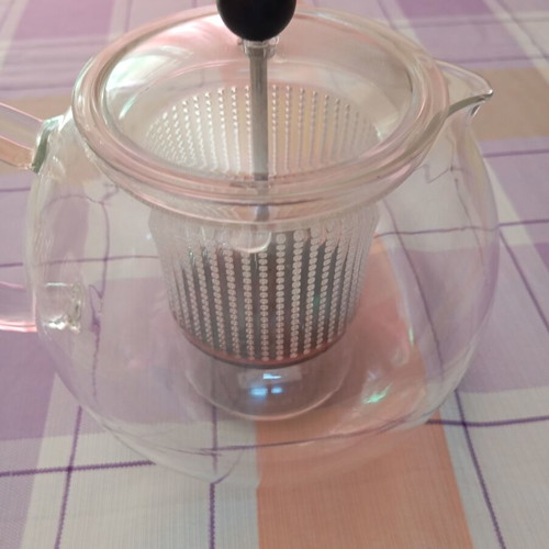 Bodum Assam Tea Press teapot with plunger system