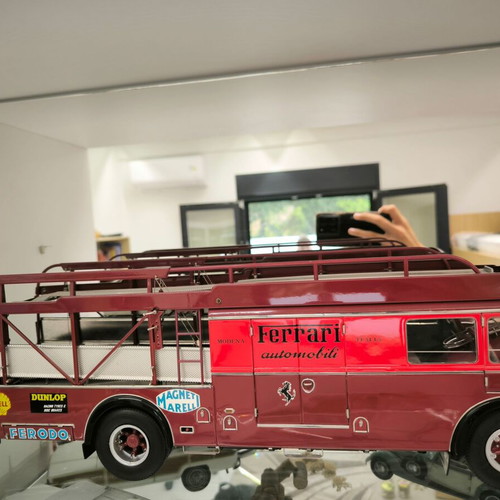 CMC Ferrari Transporter Fiat RN2 Bartoletti 1/18 like new collectible model