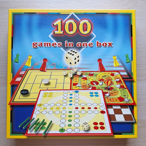 100 games in one box board game like new set