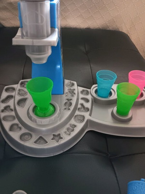 Play Doh ice cream machine like new with modeling clay and tools