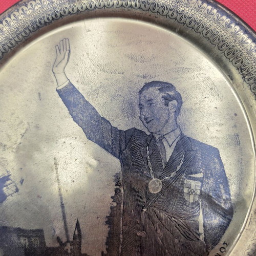 Commemorative decorative plate Olympic Games 1960 used