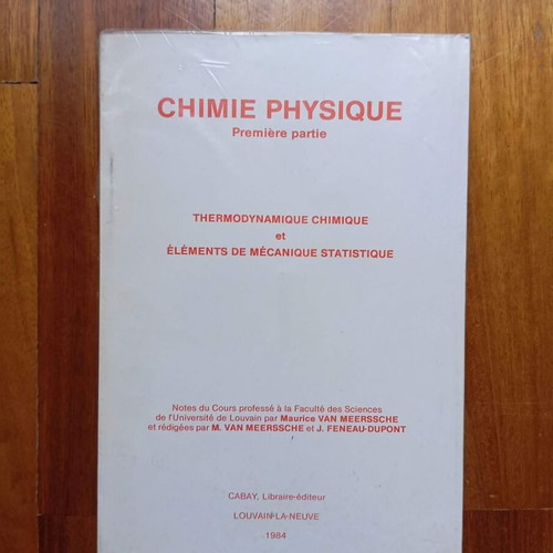 Chimie Physique Premier Partie book used, French