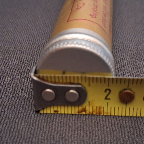 Vintage aluminum Tubo Partagas Coronas Junior collectible