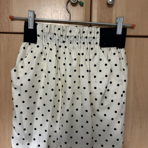 Zara satin polka dot mini skirt like new, size small