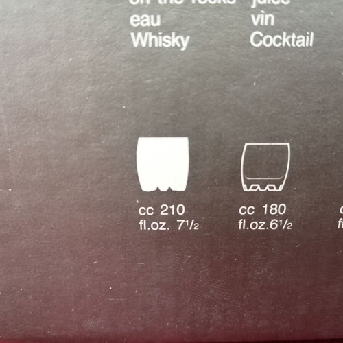 Galassia Whiskey Glasses Set of 6 210 ml New from 1988