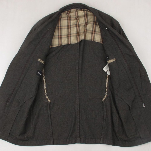 Massimo Dutti men's blazer size L cotton brown like new