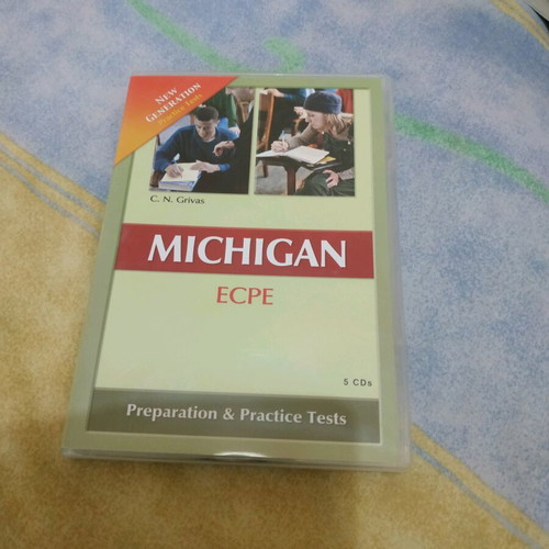 Preparation for ECPE Michigan English book like new with CDs