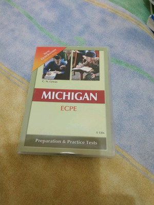 Preparation for ECPE Michigan English book like new with CDs