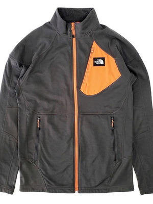 The North Face fleece jacket like new, size S-M, gray and orange