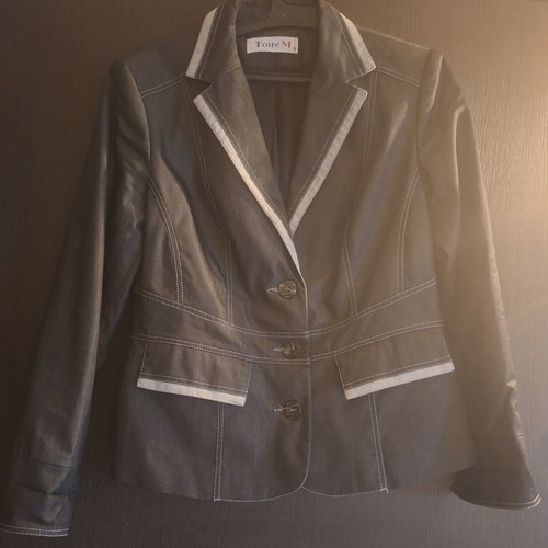 Women's suit gray like new, size M-L