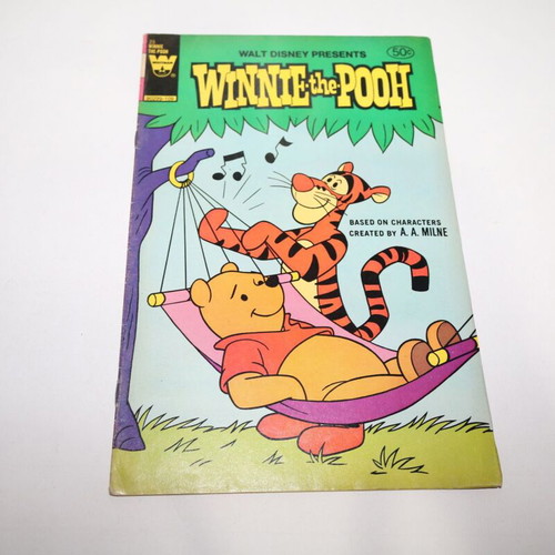 Winnie the Pooh comic used, vintage Walt Disney