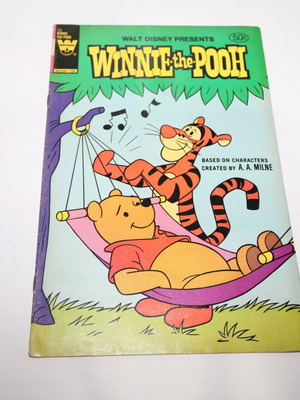 Winnie the Pooh comic used, vintage Walt Disney