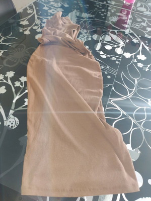 Maxi spring dress Zara like new, beige, size L
