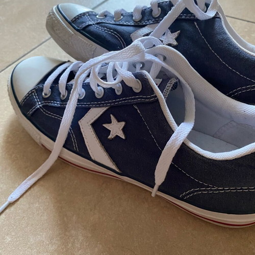Converse All Star men's blue canvas shoes size 41.5 like new