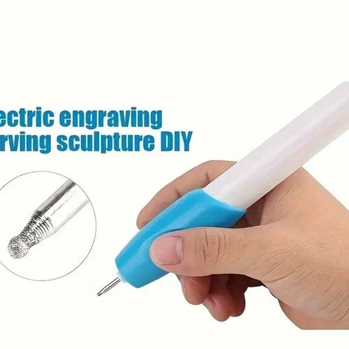 Engraving pen tool new battery-powered for glass, stone, wood
