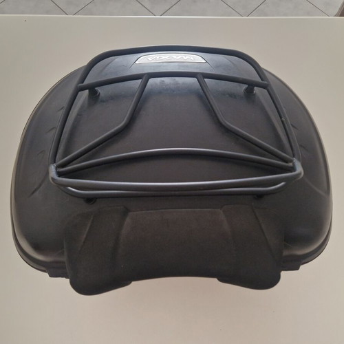 Givi Maxia 3 (E55) Motorcycle Top Case 55lt used with rack and backrest