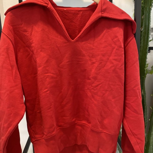 Zara red sweatshirt size S