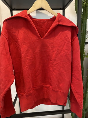 Zara red sweatshirt size S