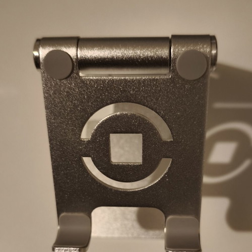 Tablet and phone bracket, aluminum