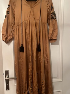 Nema dress like new, bronzy brown multicolor