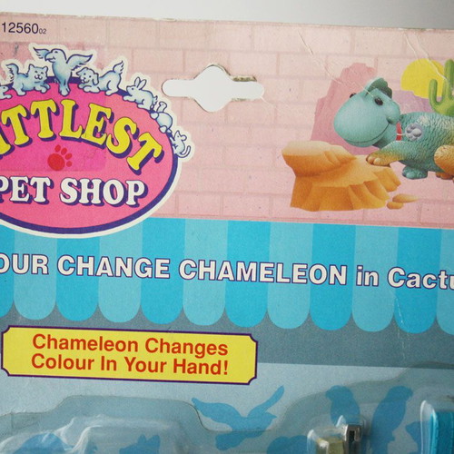 Littlest Petshop Colour Change Chameleon Cactus Cove Kenner new, sealed