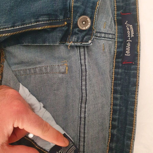 Blue men's jeans used Leox size 40