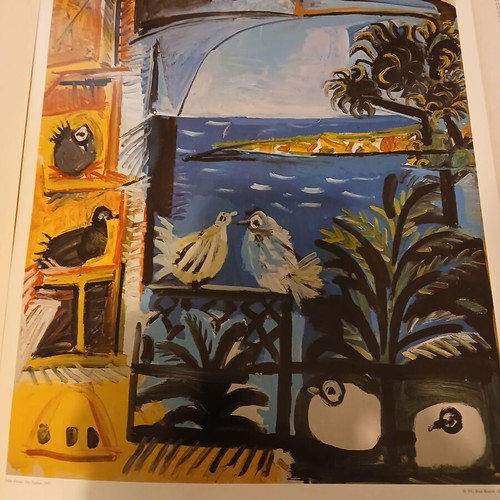 Pablo Picasso Posterbook with 6 used posters